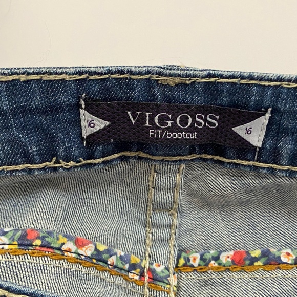Women's Vigoss Blue Jeans - Picture 3 of 10